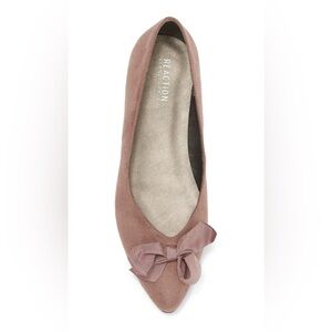 Kenneth Cole Reaction Lily Bow Flat (Women) mauve